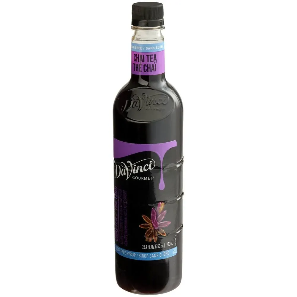 DaVinci Sugar Free Chai Tea Syrup - Bottle (750mL)