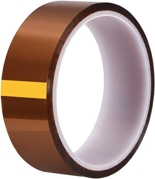 Uxcell Heat Resistant Tape - High Temperature Heat Transfer Tape Polyimide Film Adhesive Tape | Harfington, 30mm