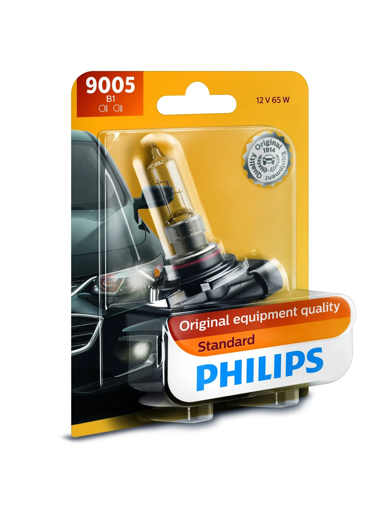 Philips Standard OEM Halogen 9005 HB3 Headlights Fog Light Bulb (each)