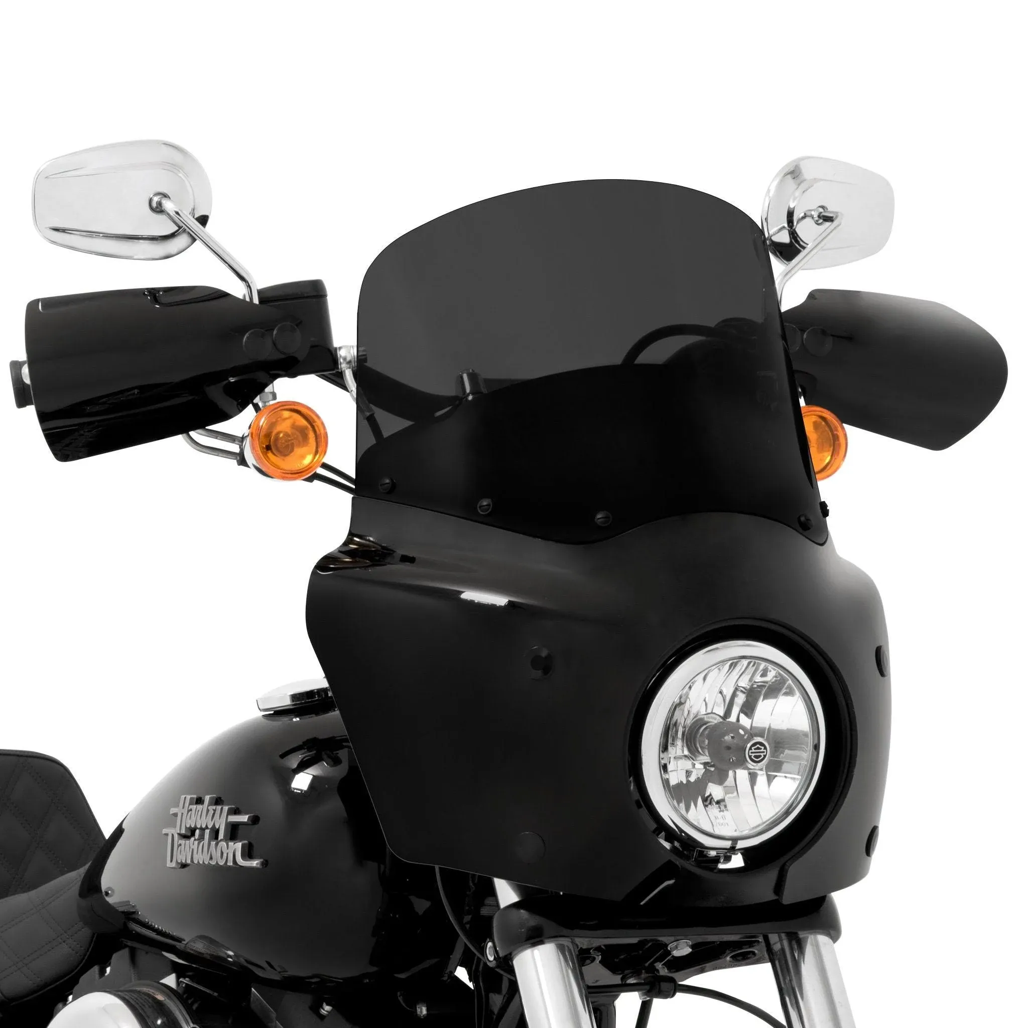 Memphis Shades MEP86710 Windshield for Road Warrior Fairing - 11in. - Dark Black Smoke