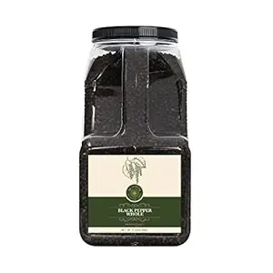 US-FARMERS Natural Premium Black Pepper Whole in Jar, 5.25 LB, Extra Volume, 