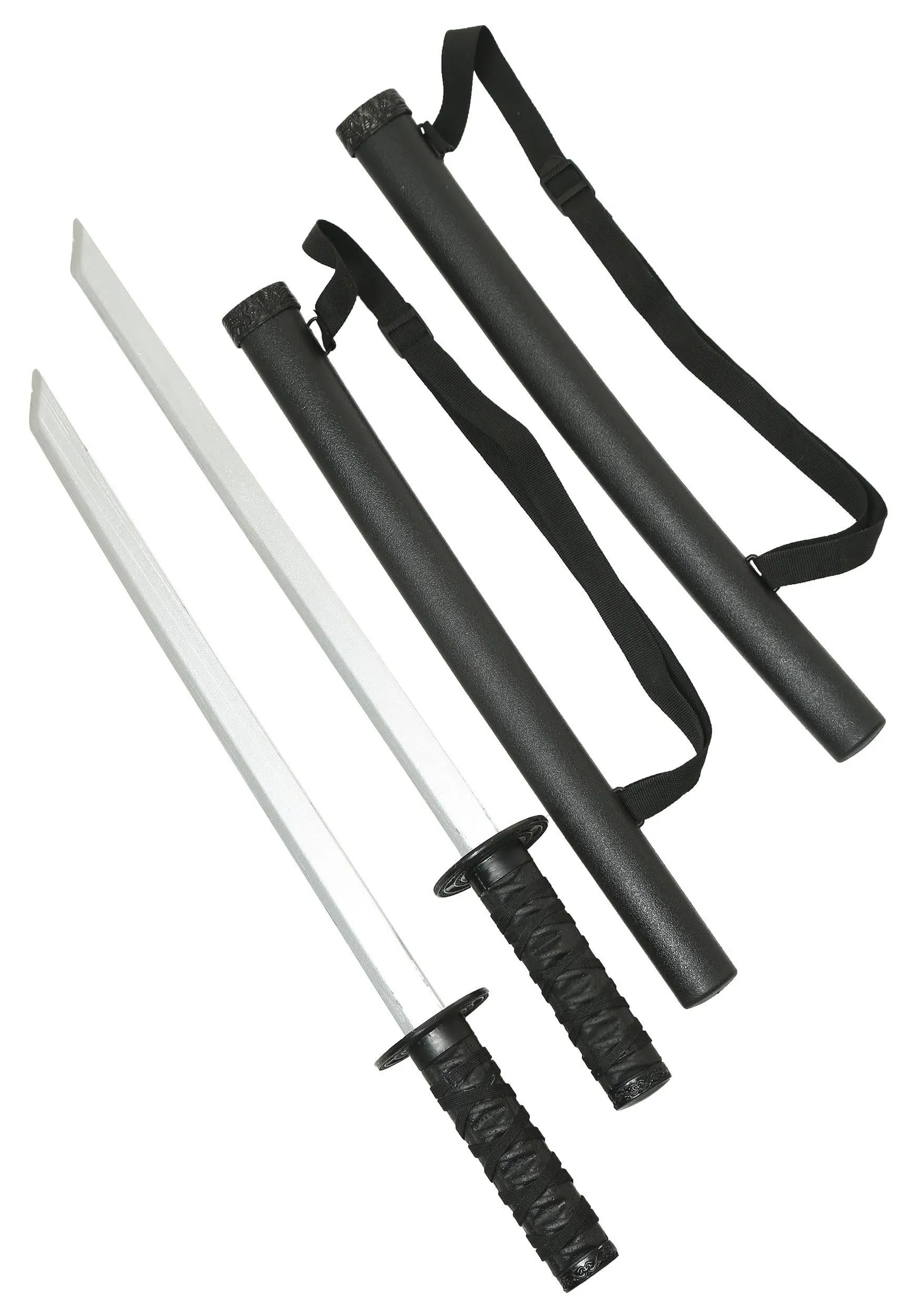 24 Inch Long Exclusive Twin Ninja Sword Set