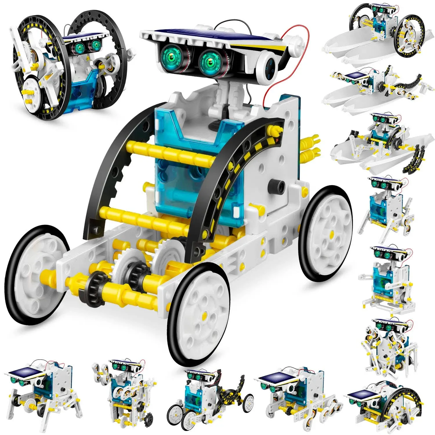  13-in-1 Solar Robot Kit Toys for 8 9 10 11 12 Year Old Boys, STEM Projects 