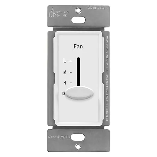 Enerlites Decora in Wall Ceiling Fan Control