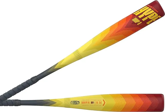 Easton | 2024 | Hype FIRE Baseball Bat | USSSA | -5/-8/-10 Drop | 2 3/4" Barrel | 2 Pc. Composite