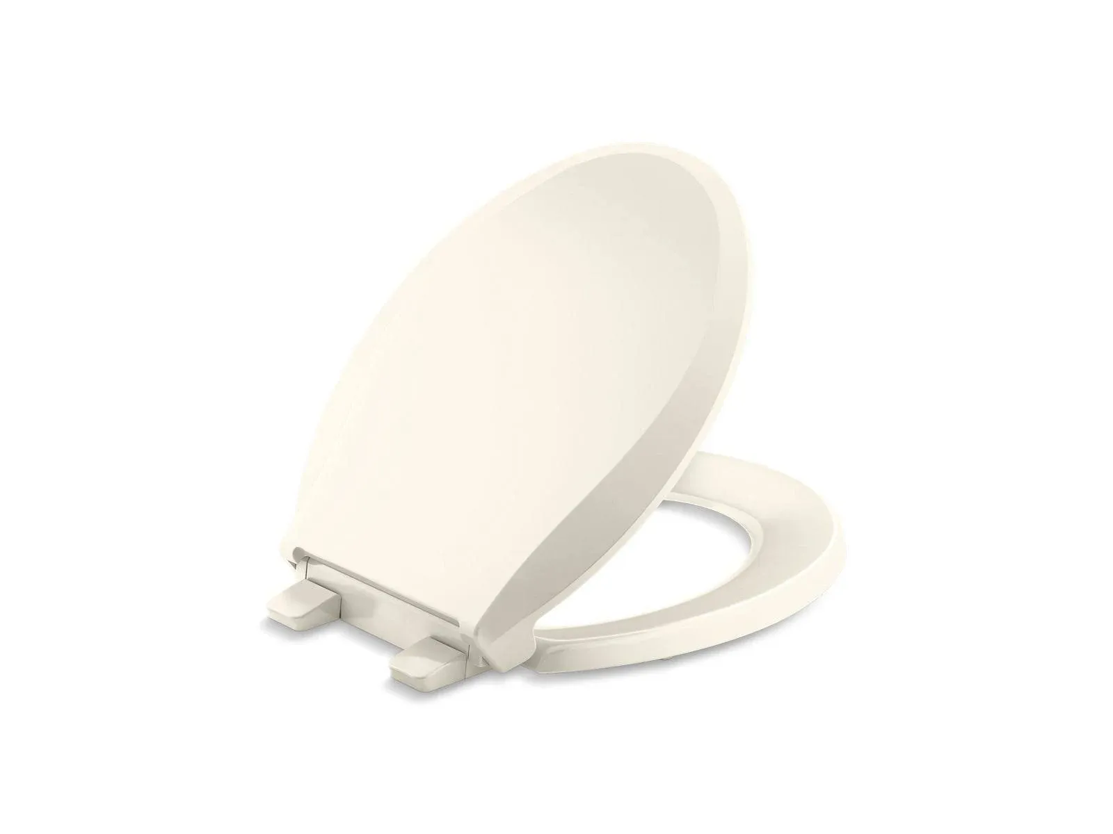 Kohler 4639-RL Cachet ReadyLatch Quiet-Close Round-Front Toilet Seat - Almond