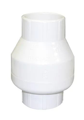 Valterra 200-20W PVC Swing (No Spring) Check Valve, White, 2" Slip