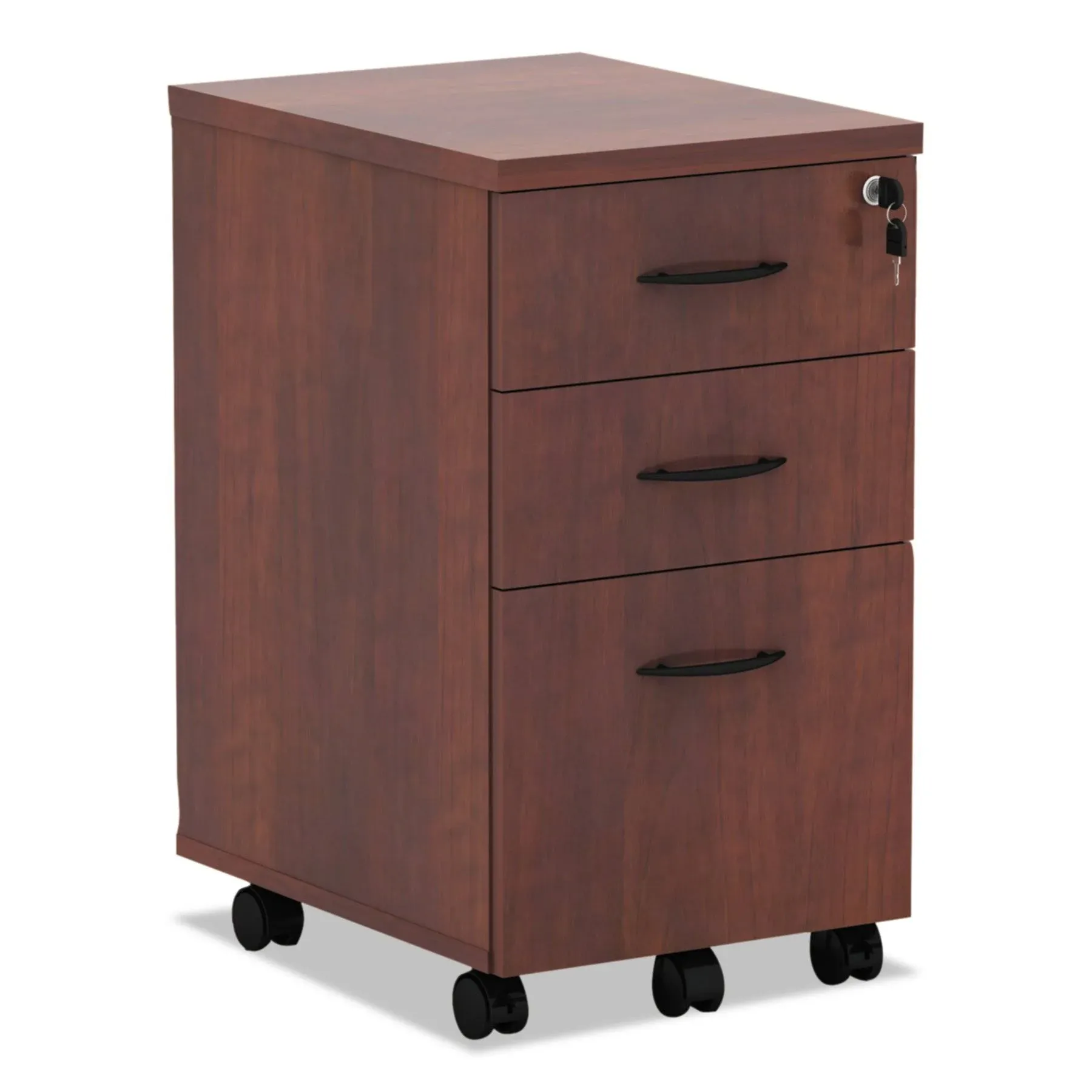 Alera Valencia Mobile Box/Box/File Pedestal File Medium Cherry