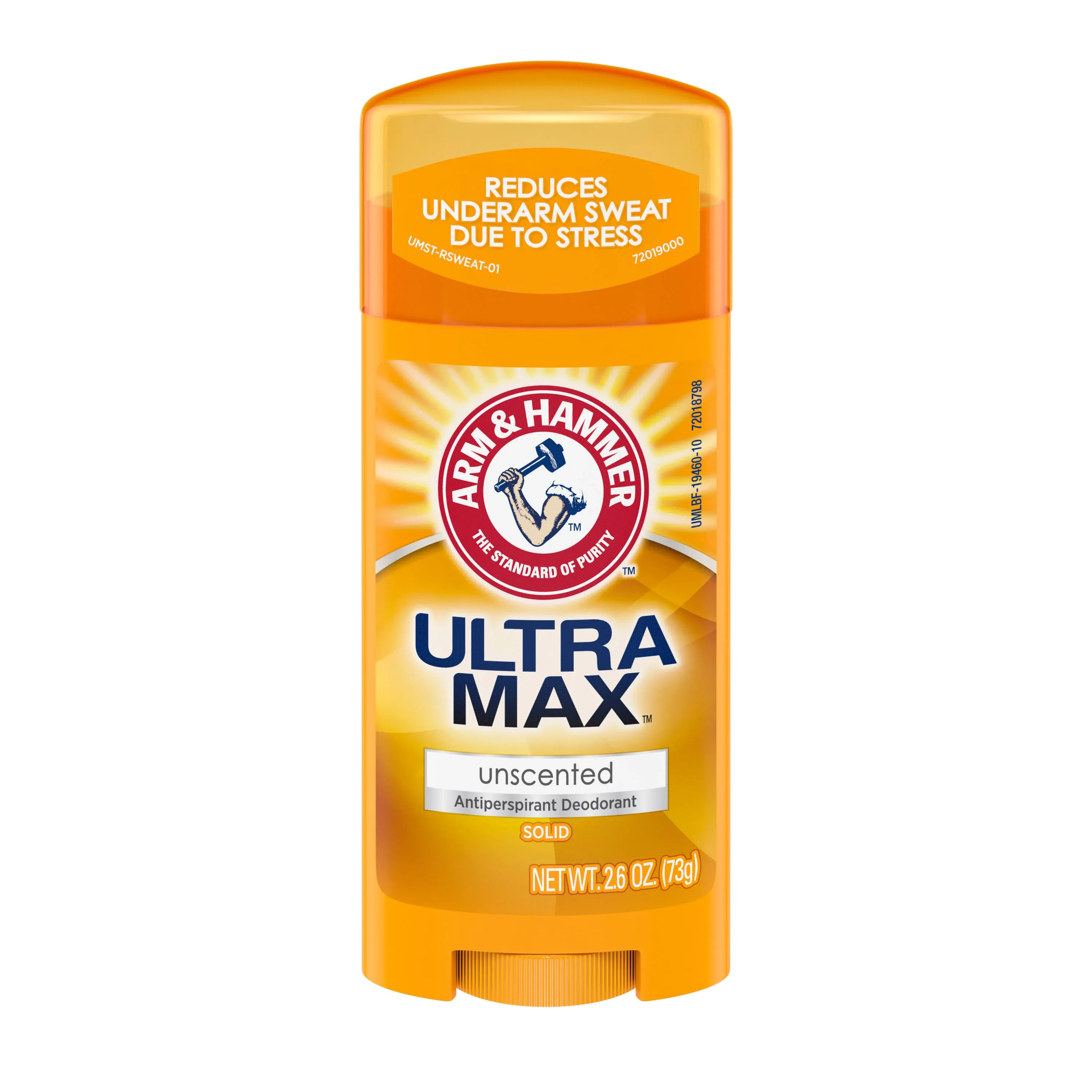 Arm & Hammer Ultra Max Antiperspirant Deodorant, Active Sport, Solid - 2.6 oz