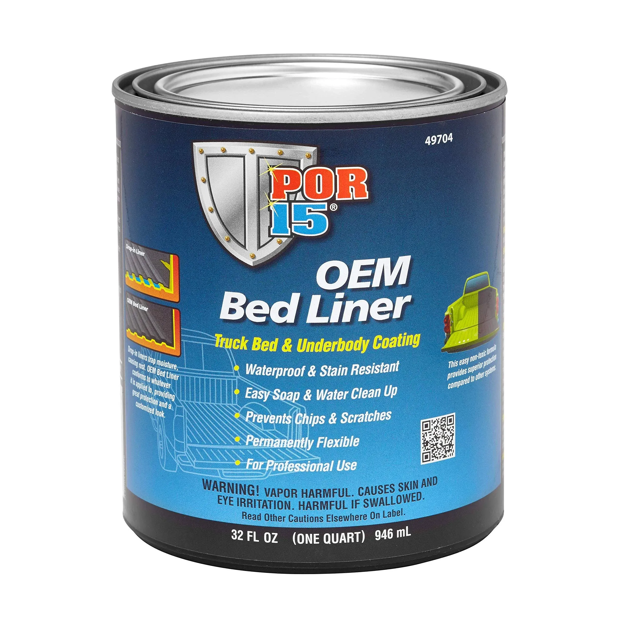 POR-15 OEM Bed Liner Coating Quart 49704