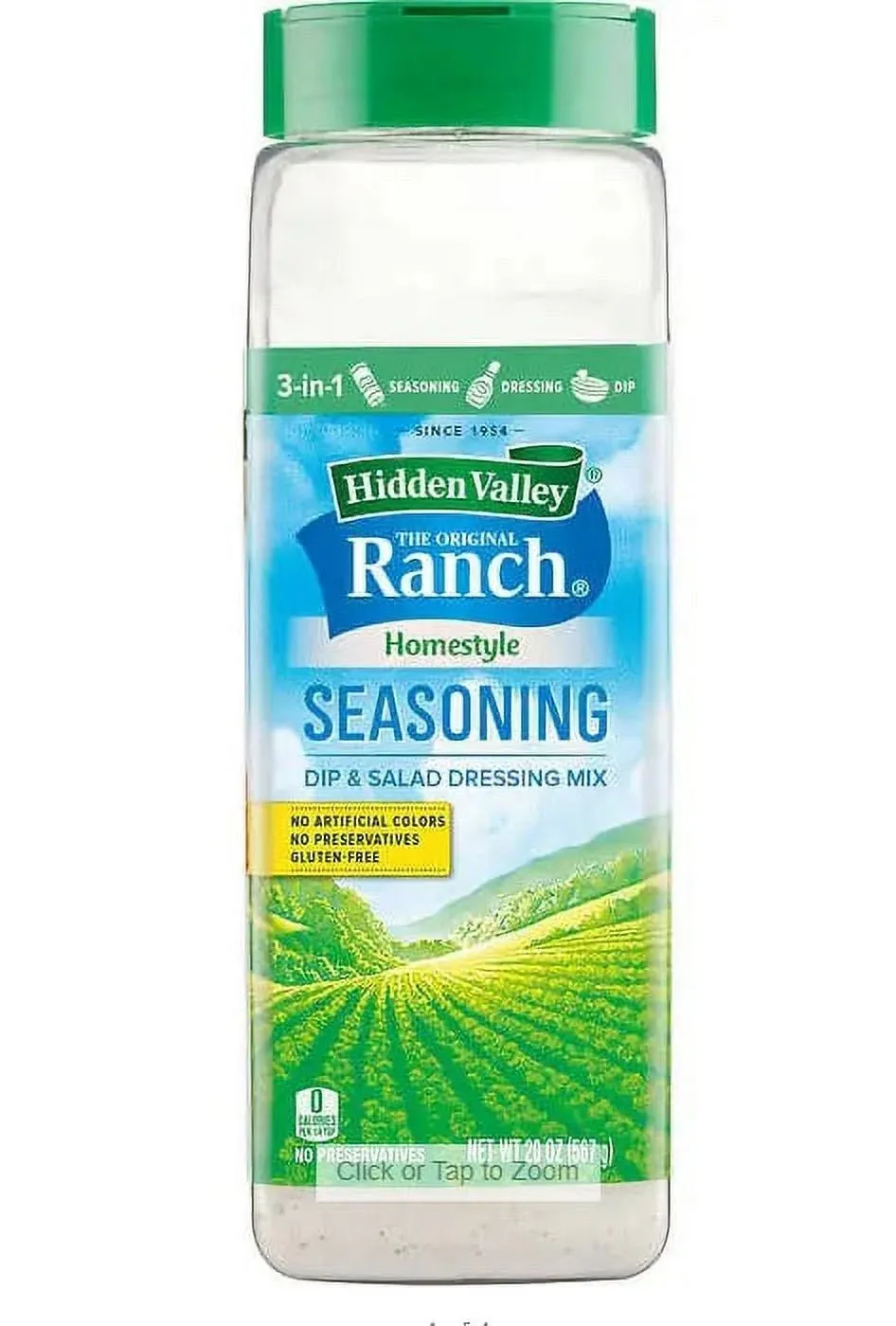 Hidden Valley Ranch Homestyle Seasoning & Salad Dressing Mix Powder 15.7 oz