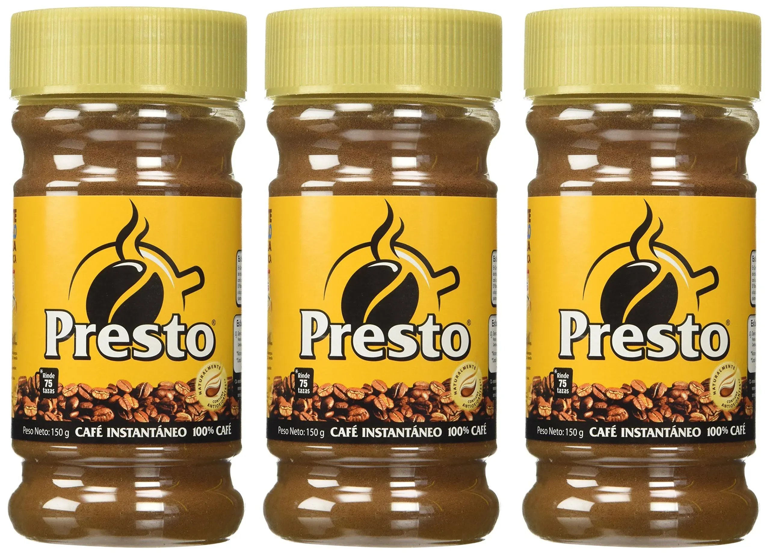 Cafe Presto Instant Coffee from Nicaragua - (150 gr) 4 Pack