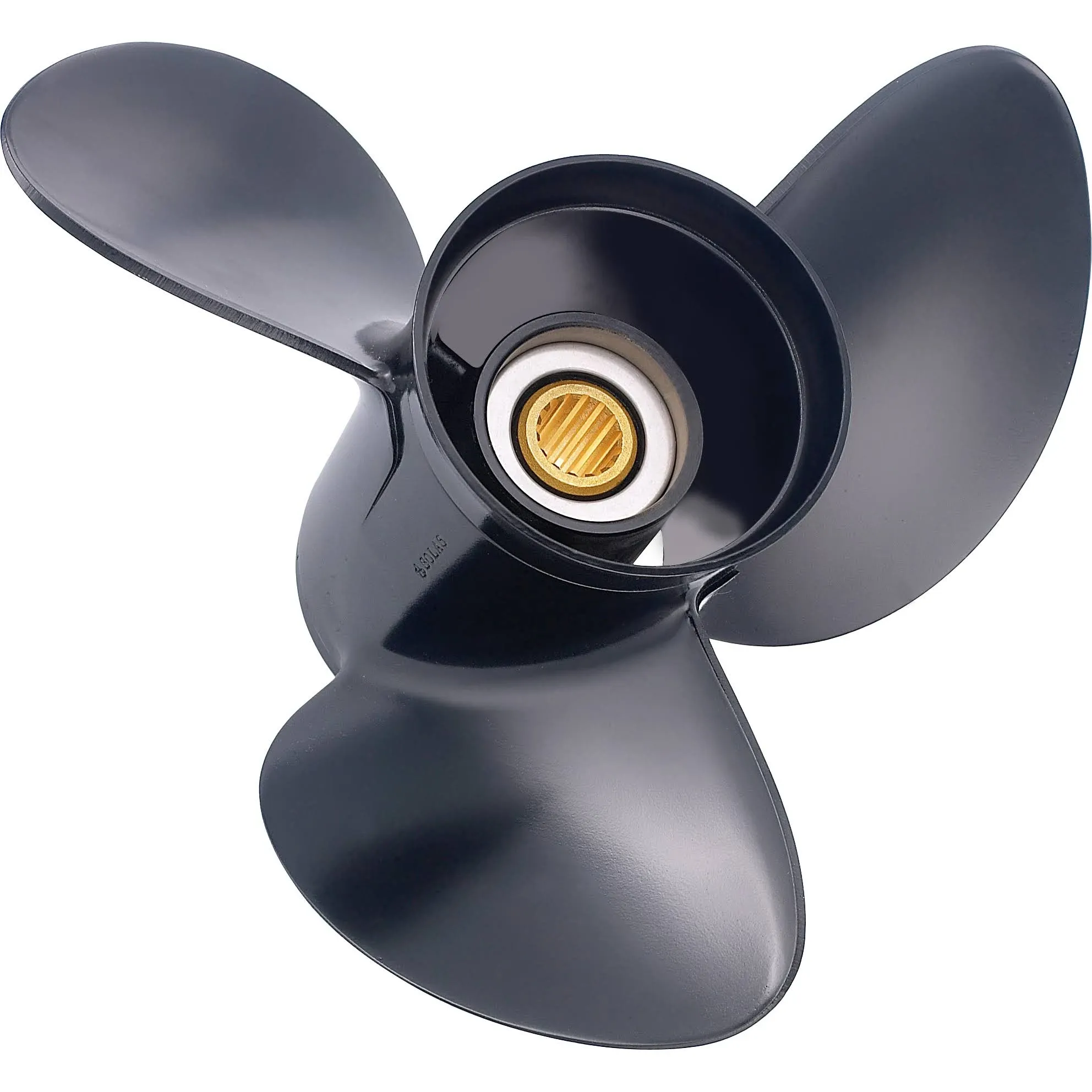 Solas Amita  9.25" x 11" pitch Standard Rotation 3 Blade Aluminum Boat Propeller