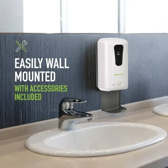 Soap Dispenser Alpine 430-L-T Automatic Hands-Free Liquid/Gel/w/t<wbr/>ray commercial