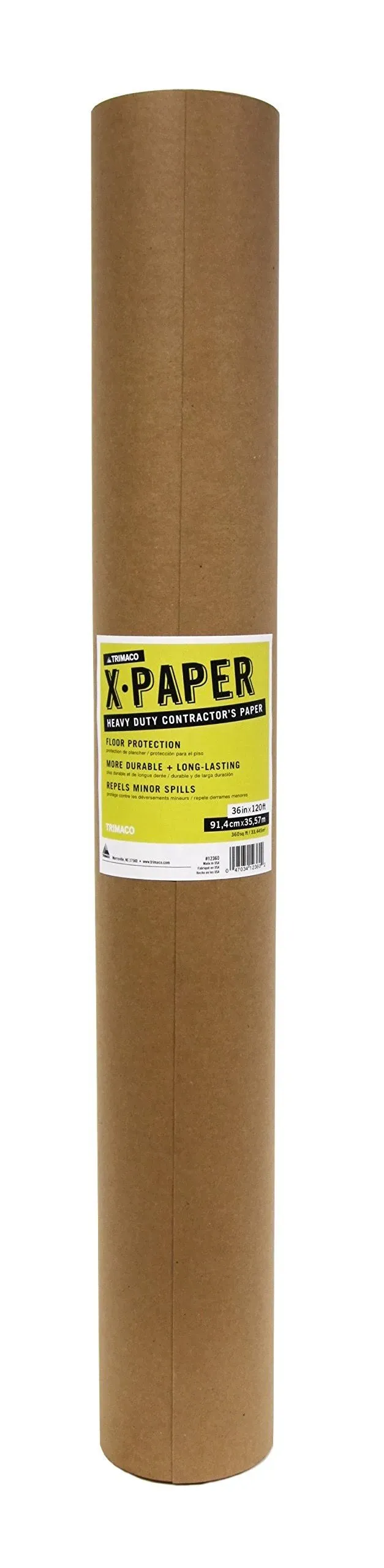 Trimaco - 12360/20 - X-Paper 36 in. W x 120 ft. L Floor Protector