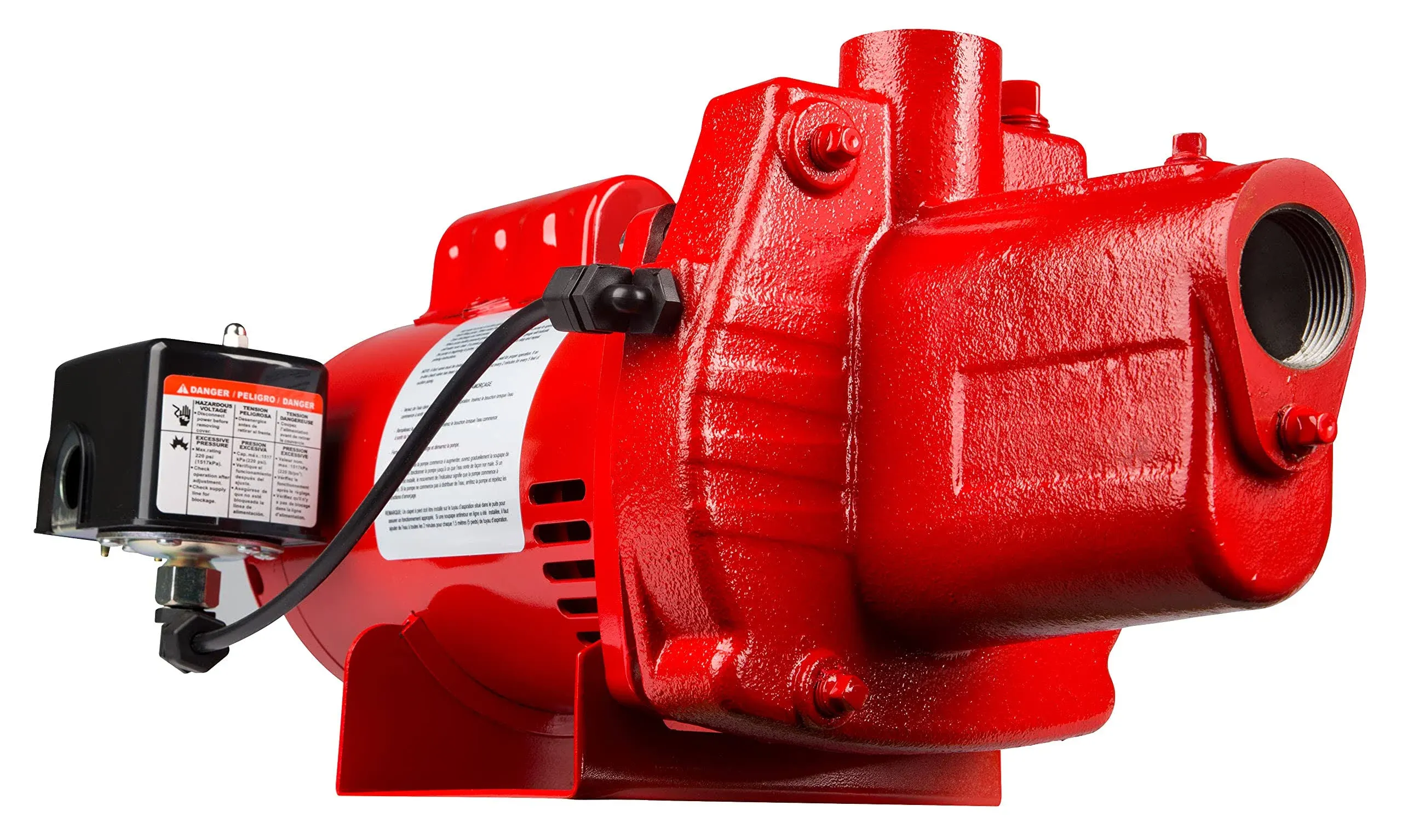 Red Lion 602206 Shallow Well Jet Pump Premium Cast Iron