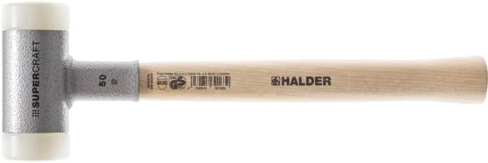 Halder 3366.050 Supercraft 2 lb Dead Blow Hammer Hickory Handle