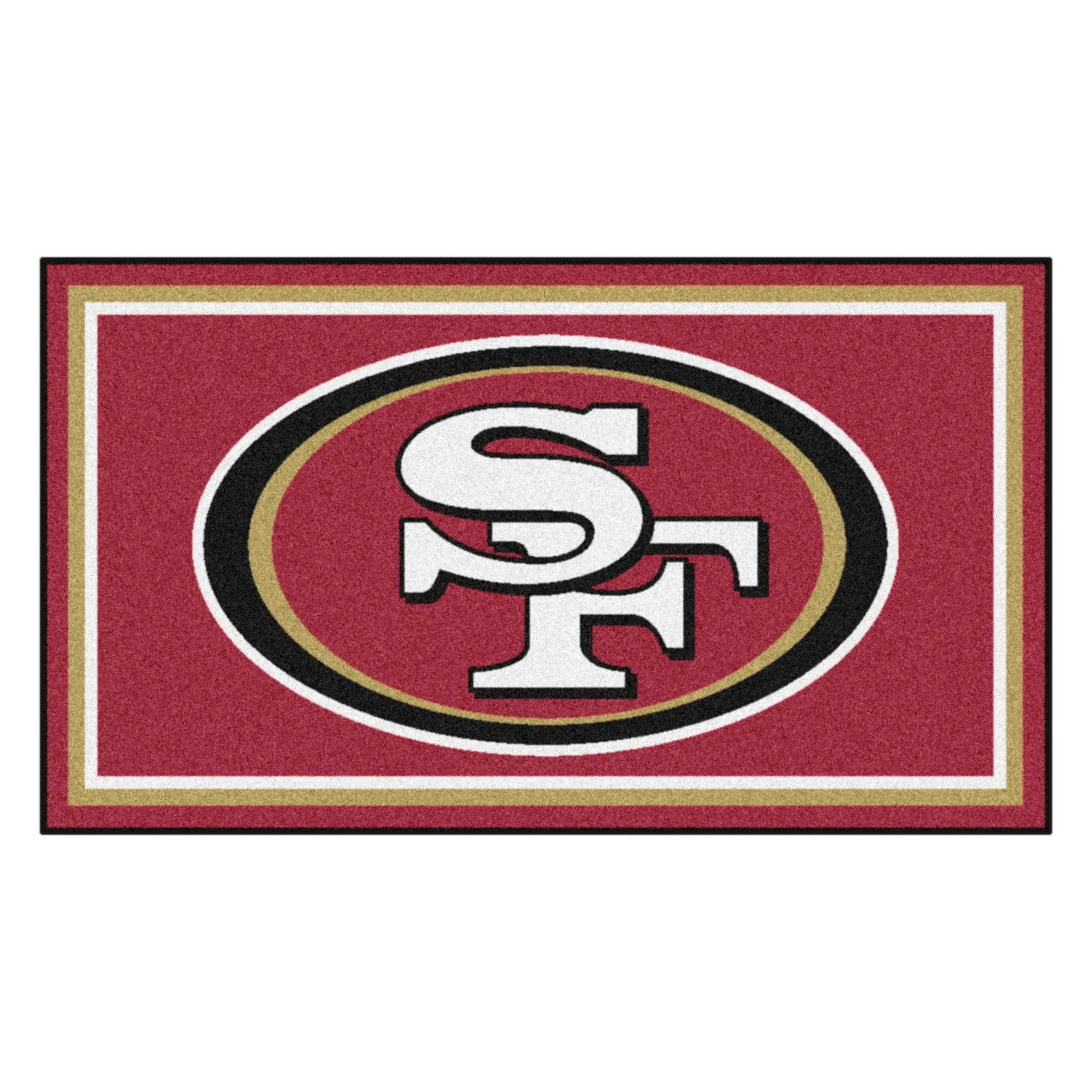 "San Francisco 49ers 3'x5' Plush Rug"