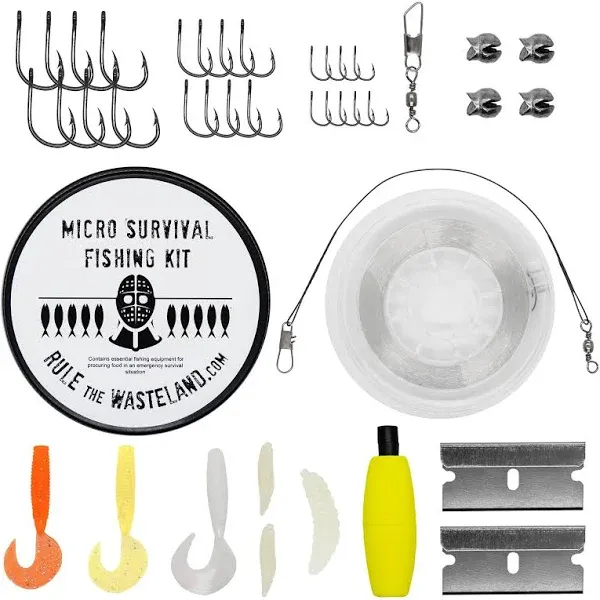 Rule The Wasteland MICRO Survival Fishing kit - FREE SHIPPING