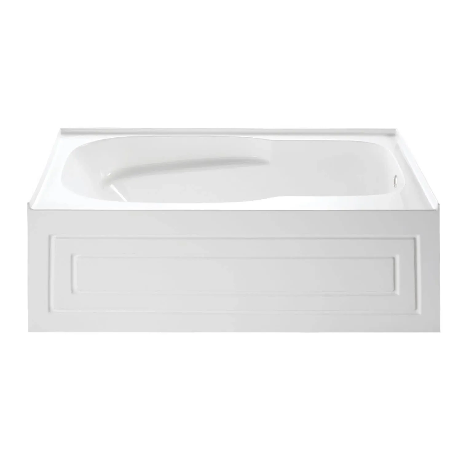 Aqua Eden Vtap6031r21c Oriel 60-Inch Anti-Skid Acrylic Alcove Tub with Right Hand ...