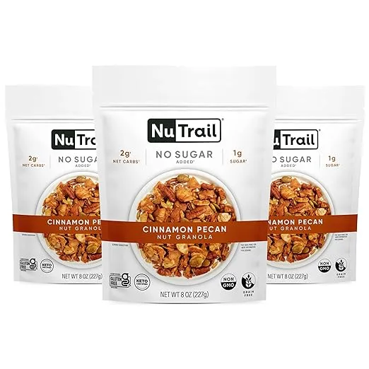 NuTrail Cinnamon Pecan Nut Granola 8 oz