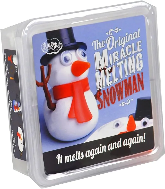 Miracle Melting Snowman - Christmas Xmas Gift Fun Novelty Toy Sticking Filler