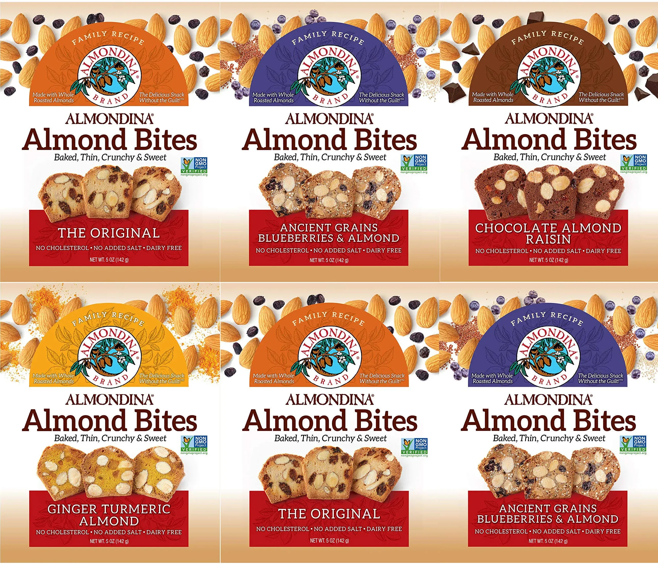 Almondina Ancient Grains Blueberries Almond Bites