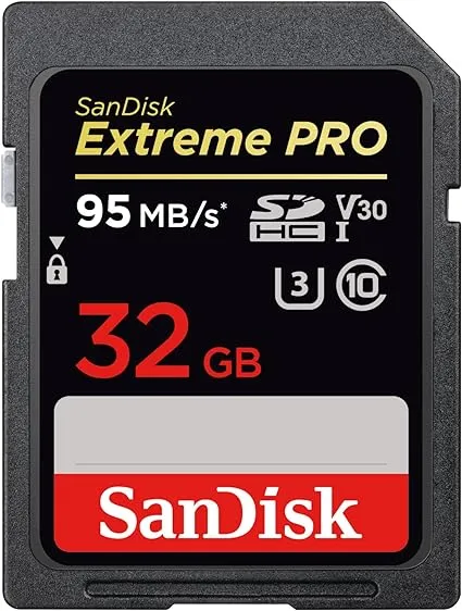 SanDisk Extreme Pro 32GB SDHC UHS-I Card (SDSDXXG-032G-GN4IN)