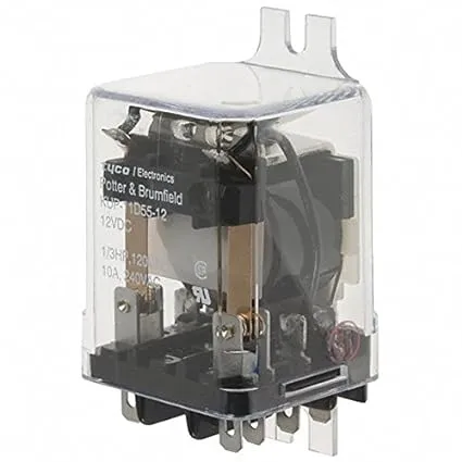 TE CONNECTIVITY/P<wbr/>OTTER &amp; BRUMFIELD KUP-11D55-12 POWER RELAY DPDT 12VDC BRACKET