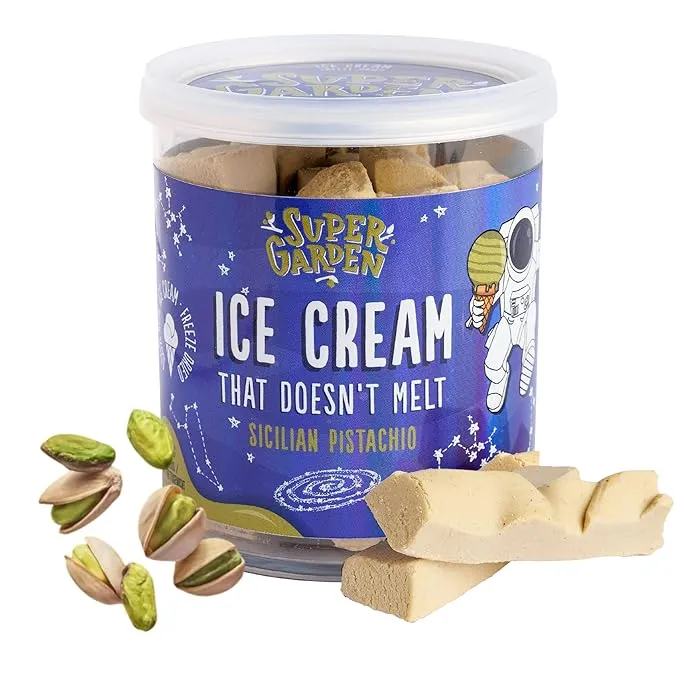 Super Garden Freeze Dried Sicilian Pistachio Ice Cream Bites - Flavorful Freeze ...