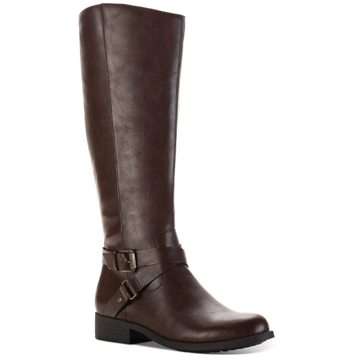 Style & Co. Womens Marilee Faux Leather Tall Mid-Calf Boots