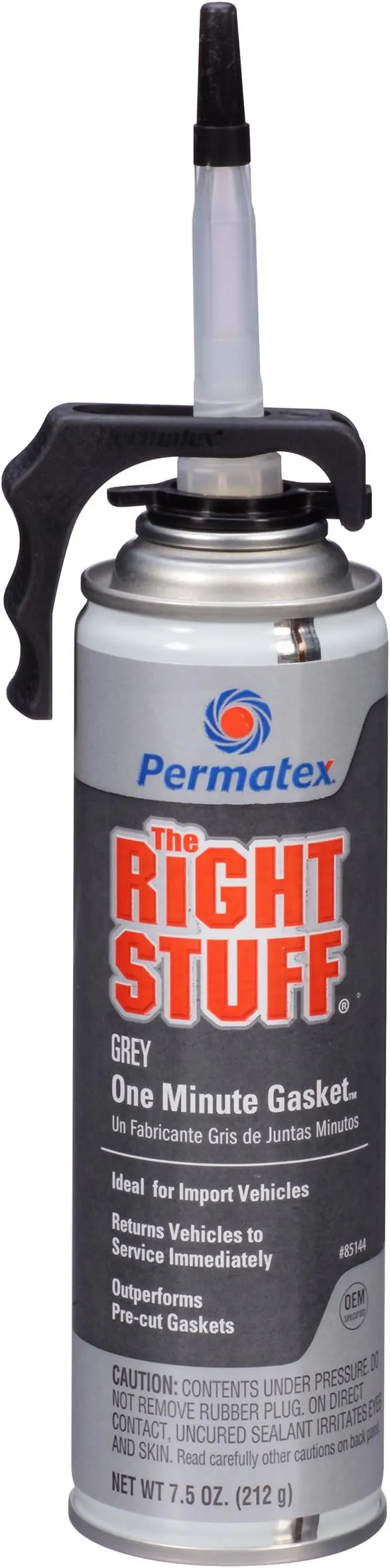 Permatex 85144 The Right Stuff Grey Gasket Maker, 7.5 oz. (Pack of 6)