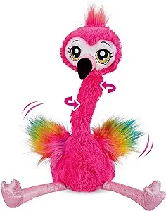 Pets Alive Frankie the Funky Flamingo Battery-Powere<wbr/>d dancing Robotic Toy by ZUR