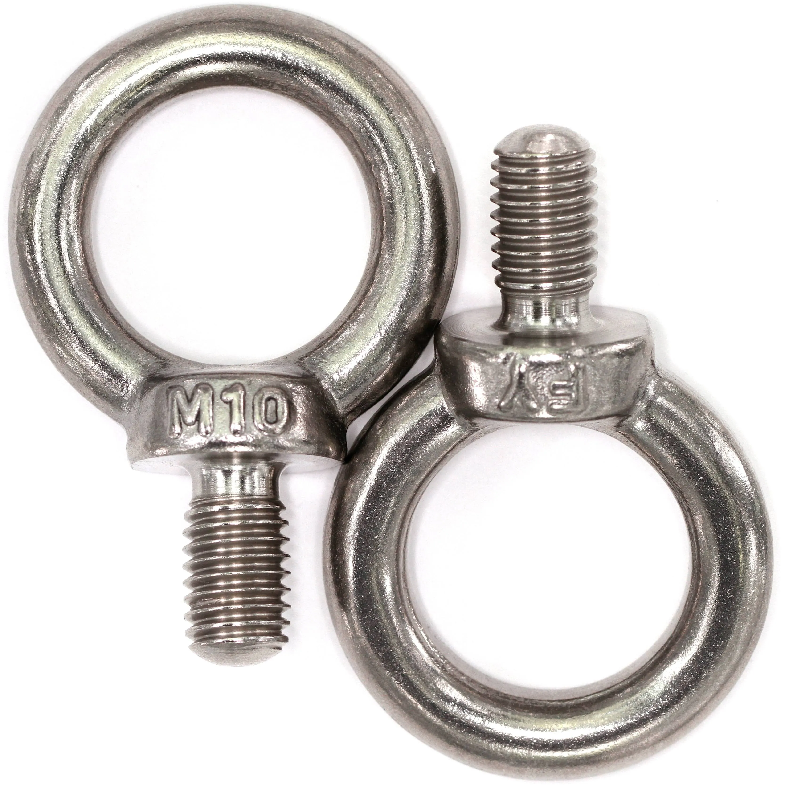 Stainless Steel Machinery Shoulder Lifting Eye Bolt (M10, 2 Items)