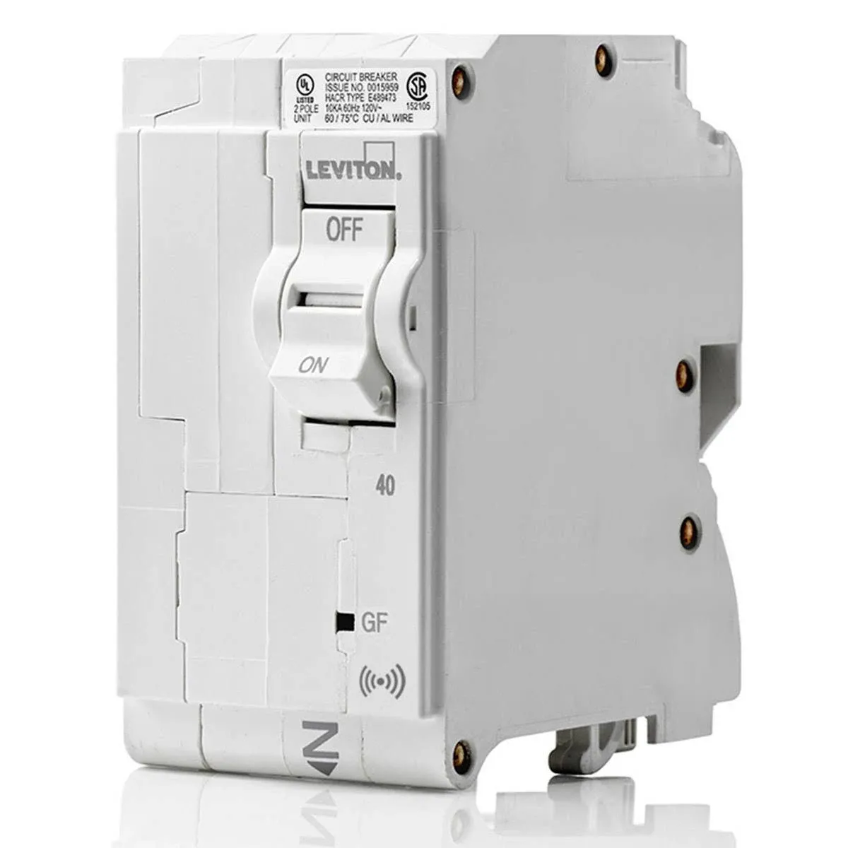 Leviton 40A 2-Pole GFCI Smart Breaker (LB240-GS)