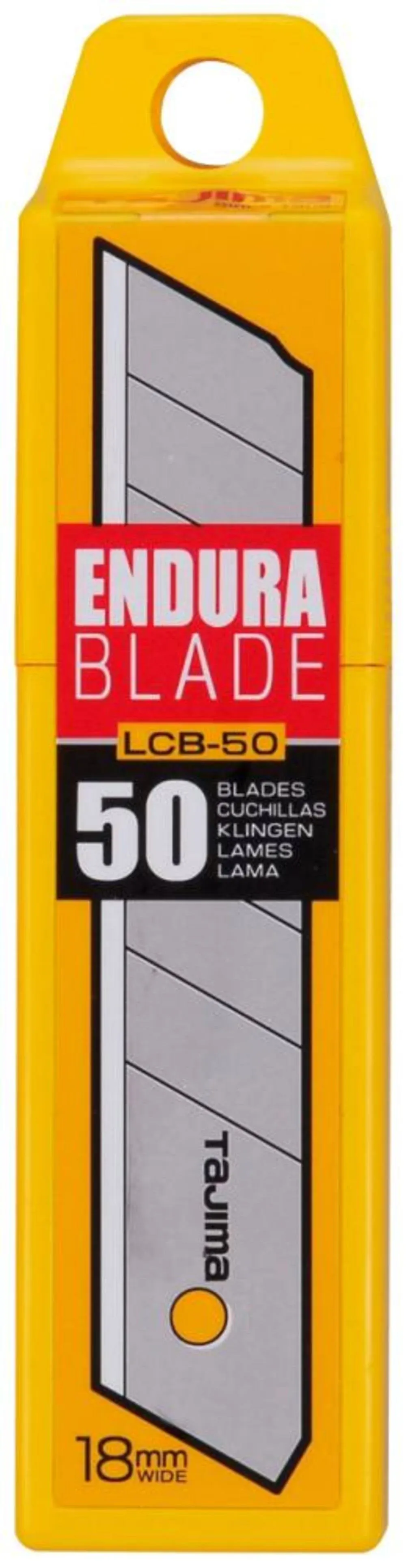 Tajima LCB-50-50 3/4" 8-Point Heavy-Duty Endura Utility Knife Blades 50 Blade Contractor Pack