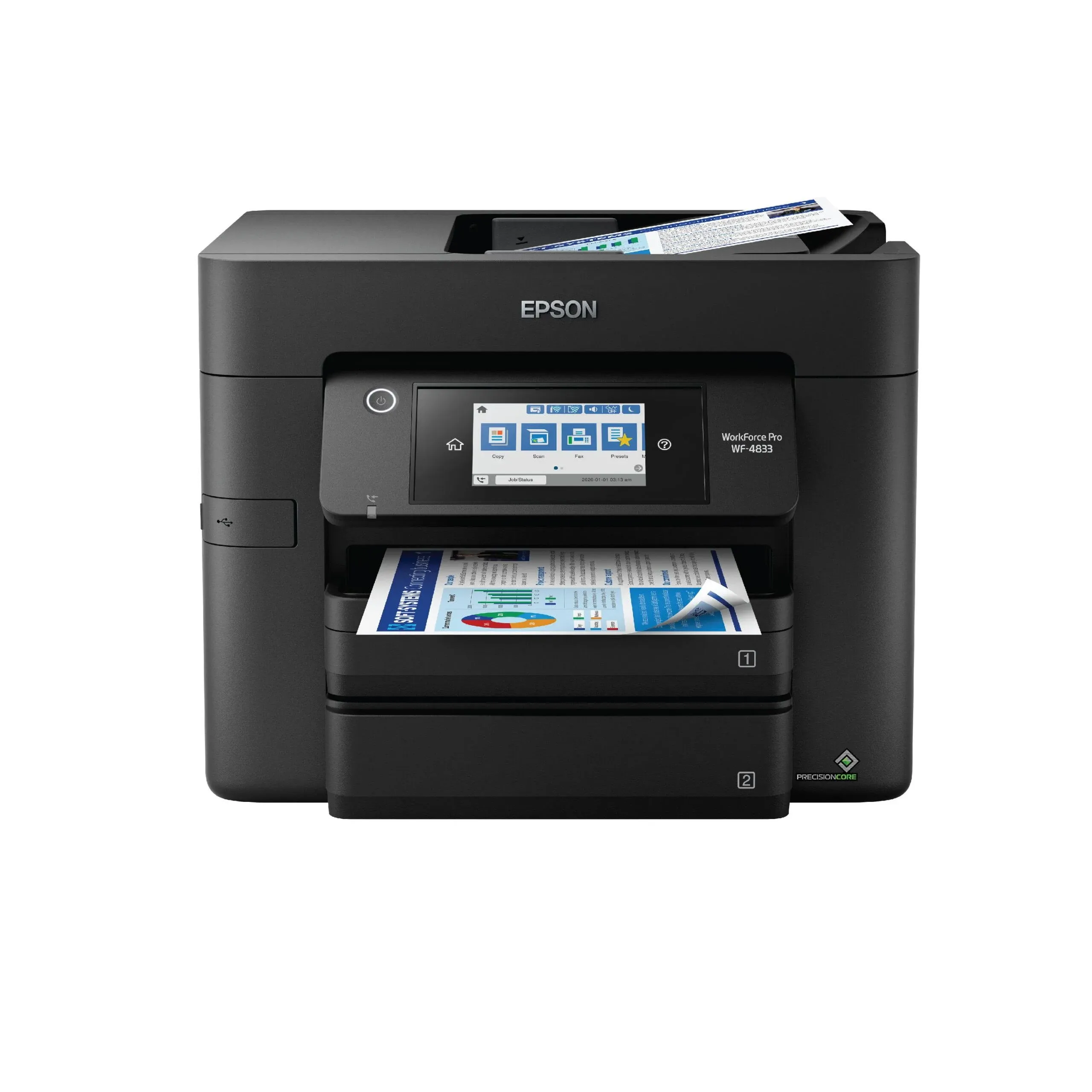 Epson - WorkForce Pro Wf-4833 All-in-One Printer