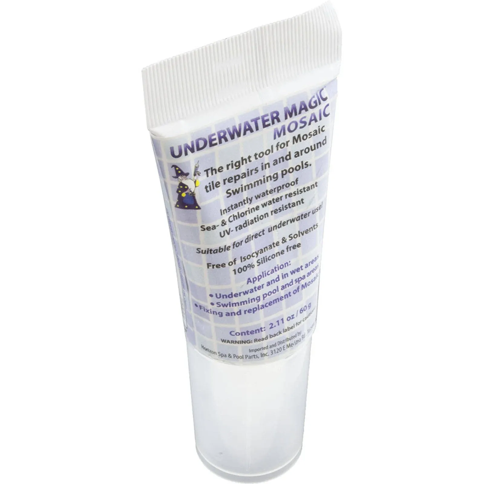 Underwater Magic Water Resistant Tile and Grout Repair Sealant 2.1 Oz Tube, W...