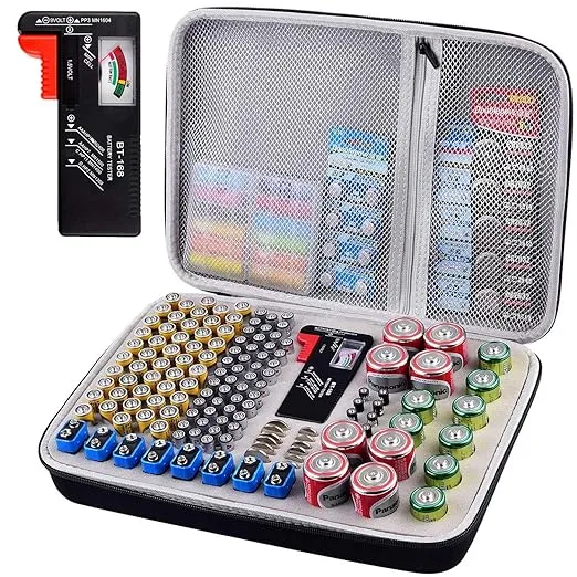 ALKOO Battery Organizer Holder BT-168.