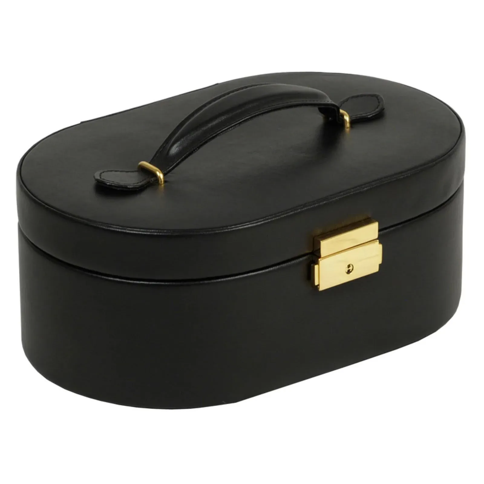 Wolf 280502 Heritage Oval Jewelry Box Black