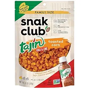 Snak Club Toasted Corn, Tajin, Family Size - 6 bags