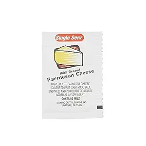 Single Serv Parmesan Cheese Packets 3.5 Gram 200 per Case