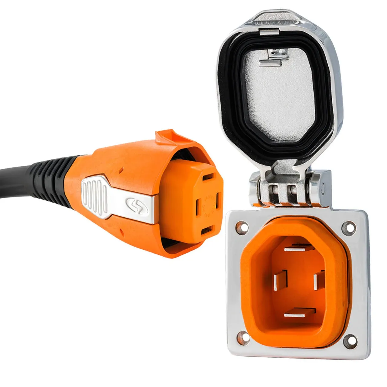 SMARTPLUG 50 AMP INLET &amp; PLUG COMBO BOATSIDE