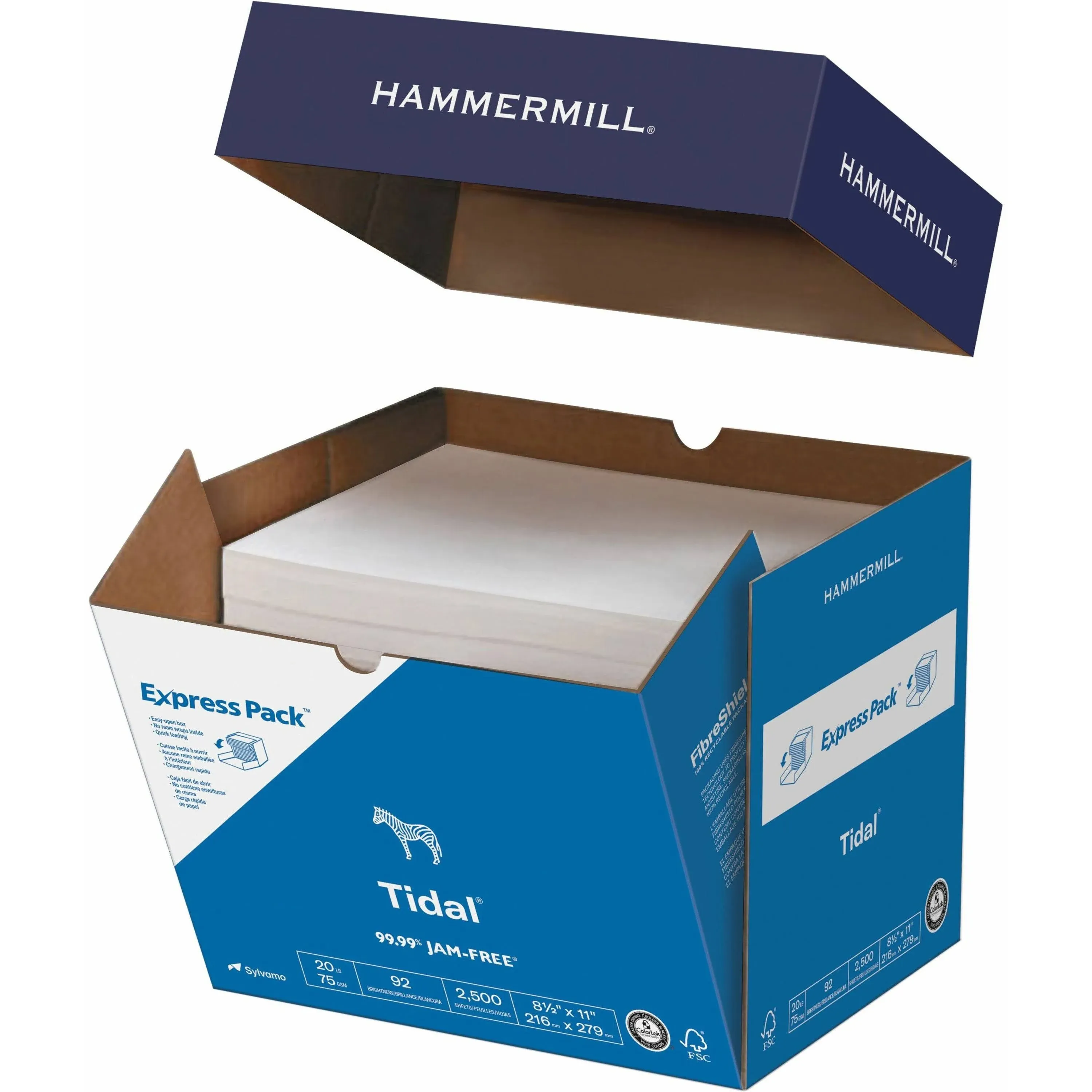 Hammermill Tidal MP Paper Express Pack, 92 Brightness, 20lb,