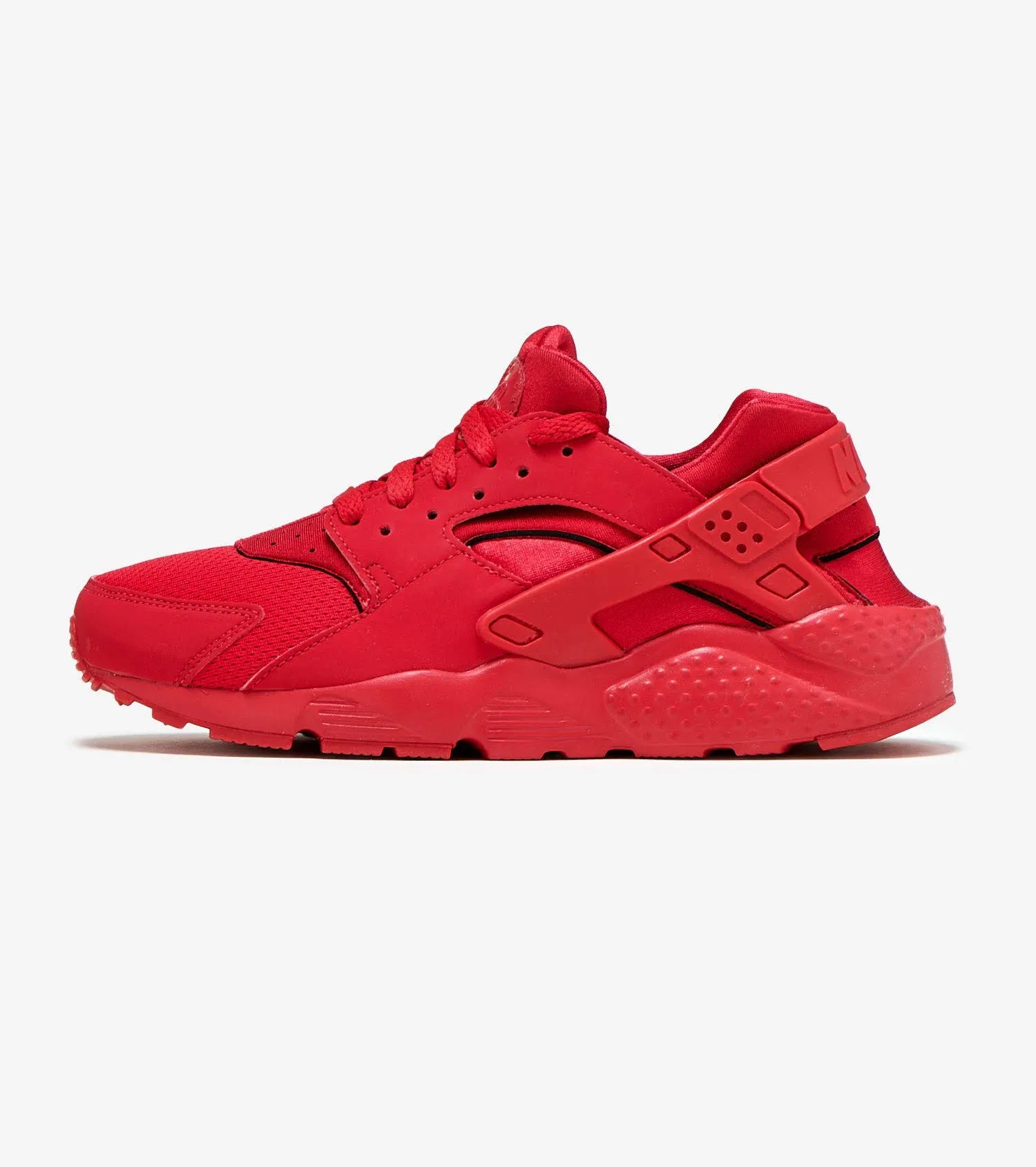 Nike Huarache Run GS SIZE 4y 654275-600 &#034;TRIPLE RED&#034;