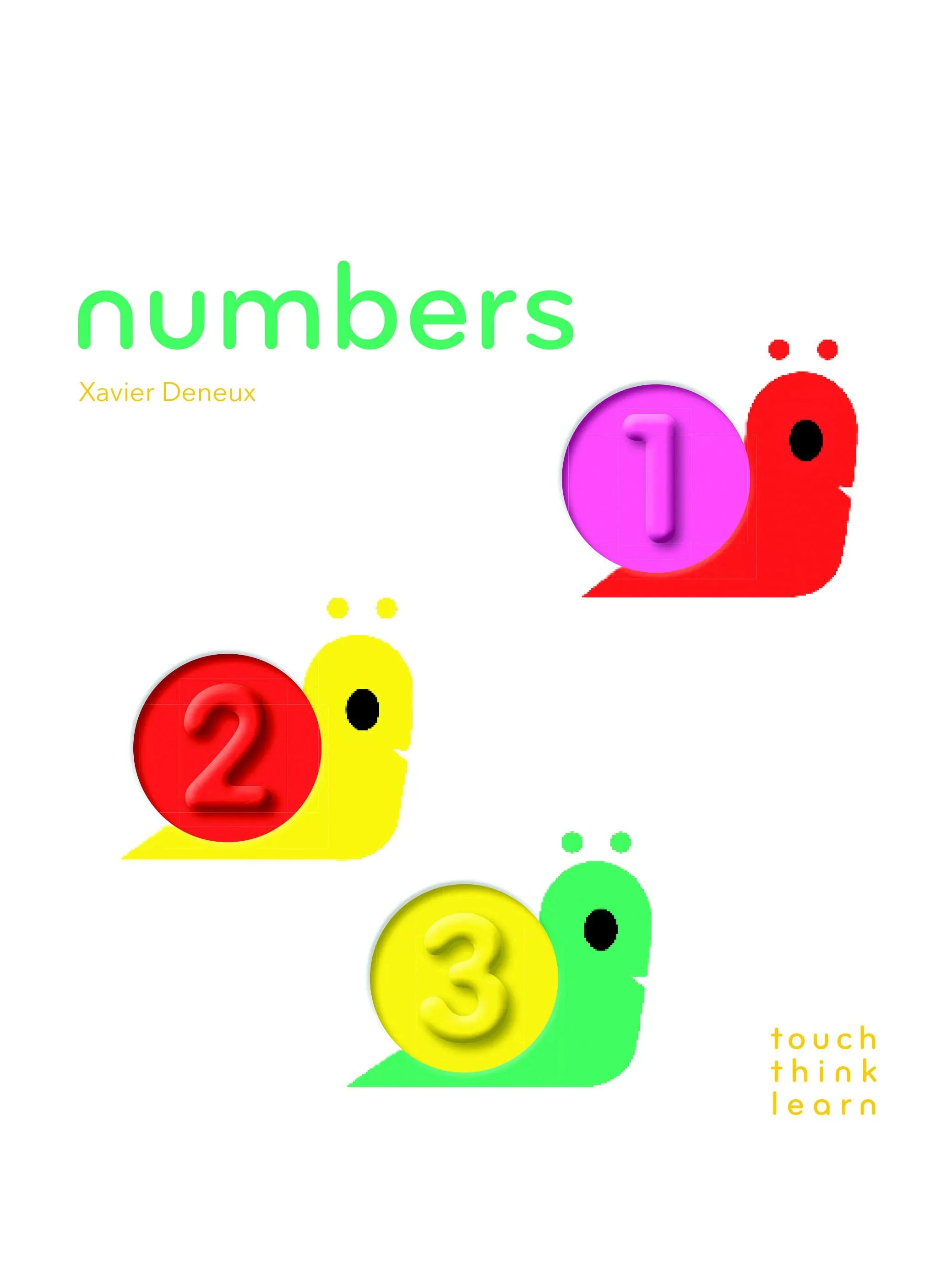 TouchThinkLear<wbr/>n  Numbers   Board Books for Baby Learners  Touch F