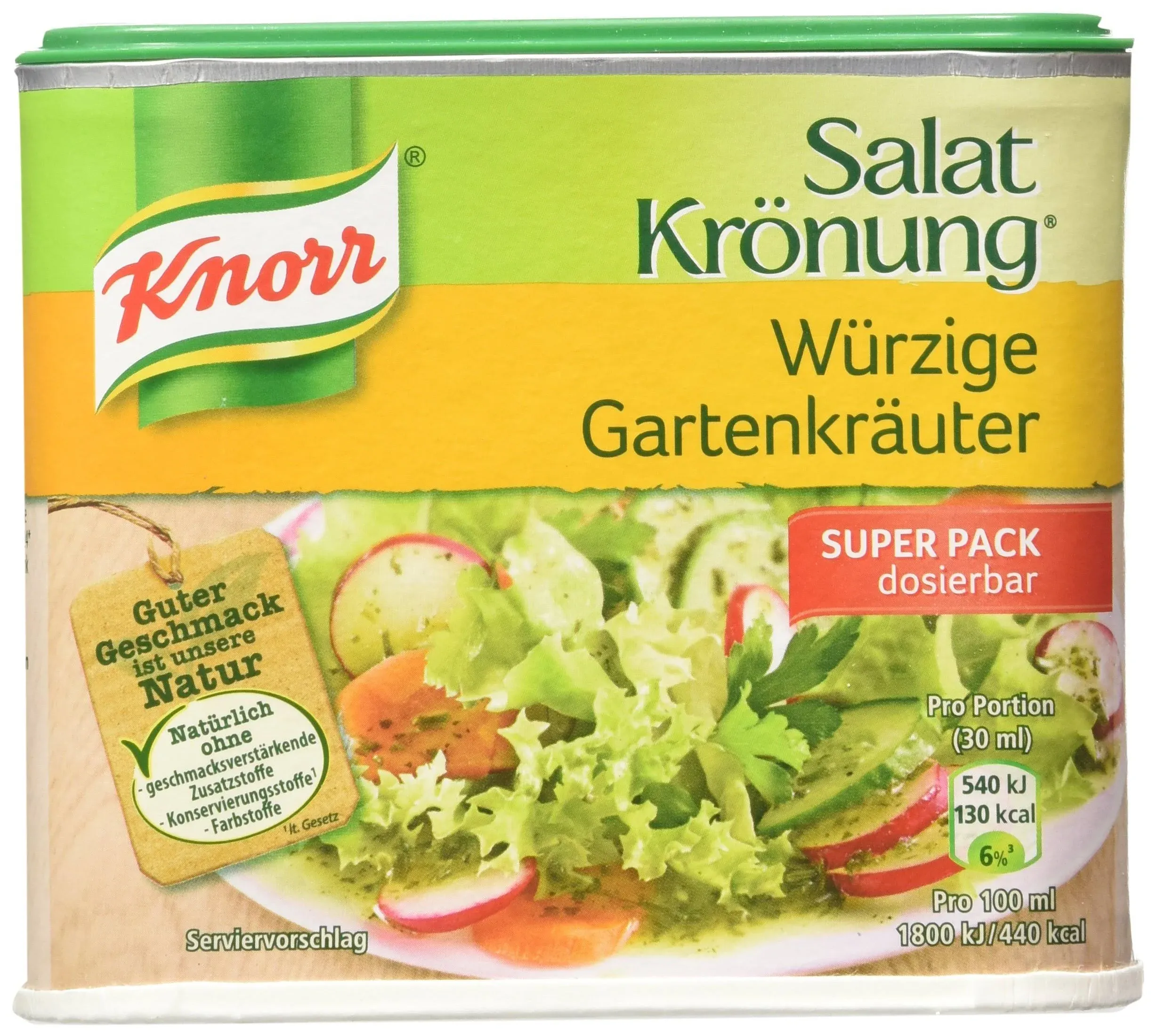 Knorr Salat Kroenung Wurzige Gartenkrauter SALAD Dressing -72 servings-FREE SHIP