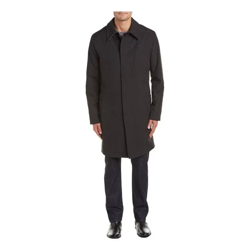 Cole Haan Nylon Trench Rain Coat