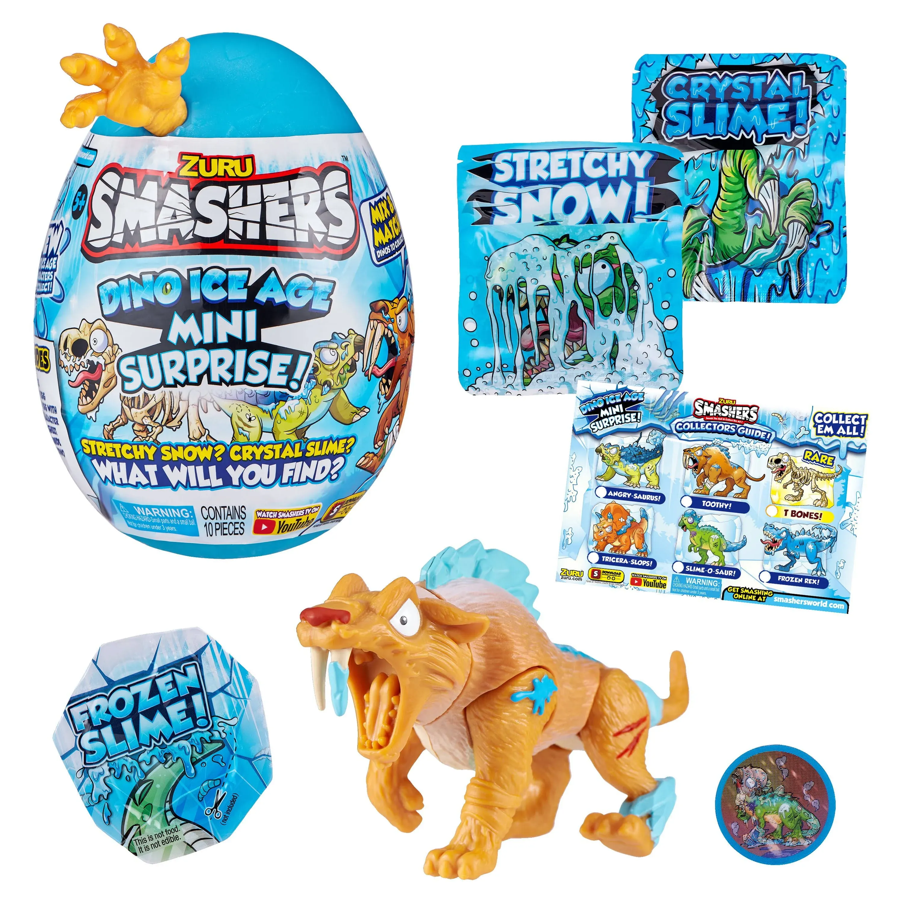 Zuru Smashers Dino Ice Age Mini Surprise! GIANT Egg! Toy Inside Varies