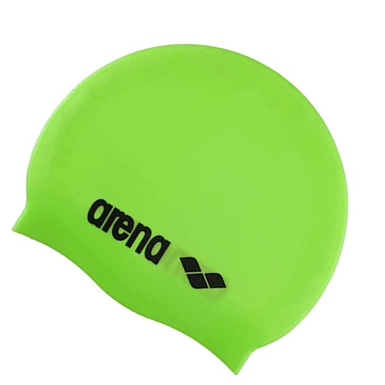 Arena Swim Cap Classic Silicone Black Silver